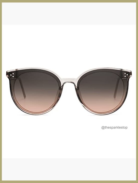 Classic Trendy Round Sunglasses Oversized Large Shades UV400 Protection